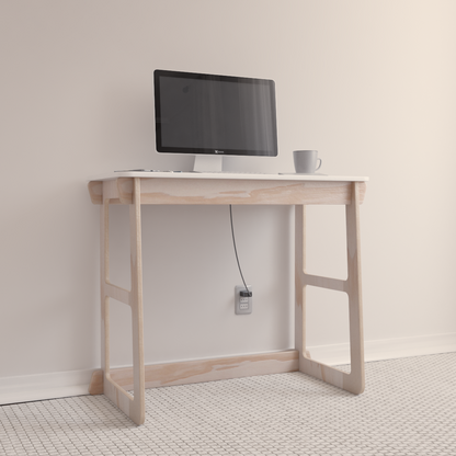 Escritorio Simple Modular de Madera – Compacto y Fácil de Armar | Mobelling