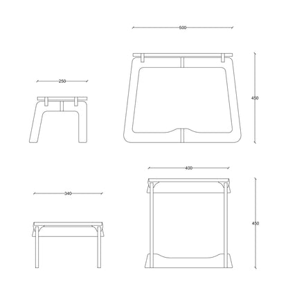 Mesa Infantil con Dos Bancas